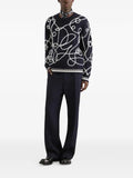 Dolce & Gabbana virgin-wool pullover with embroidery