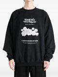 VETEMENTS FU Very Much floral-print graphic-print sweater