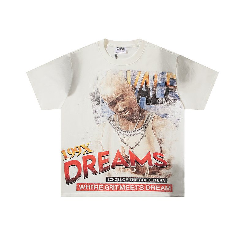 VALE USA Golden Era Washed Graphic T-Shirt