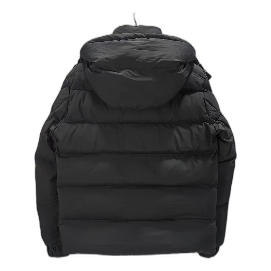 Moncler Maya Matte Hooded Down Puffer Jacket - Black