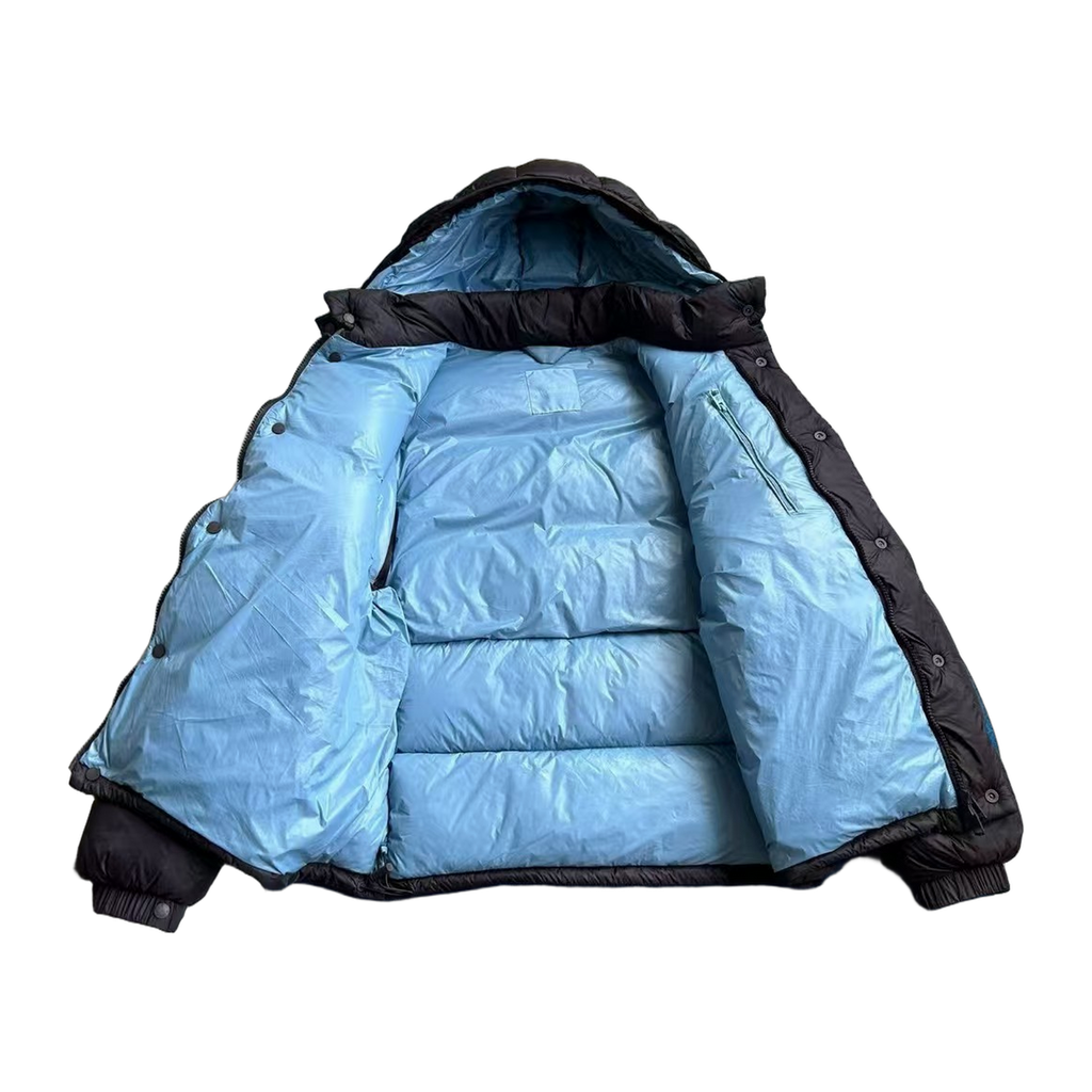 Moncler Cyclone Convertible Down Puffer Jacket - Black