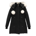 Moose Knuckles Stirling Down Parka with White Fur Trim