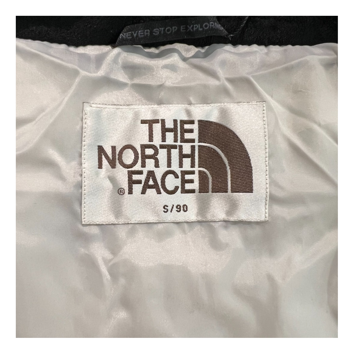 The North Face Color-Block Long Hooded Down Puffer Coat – Grey